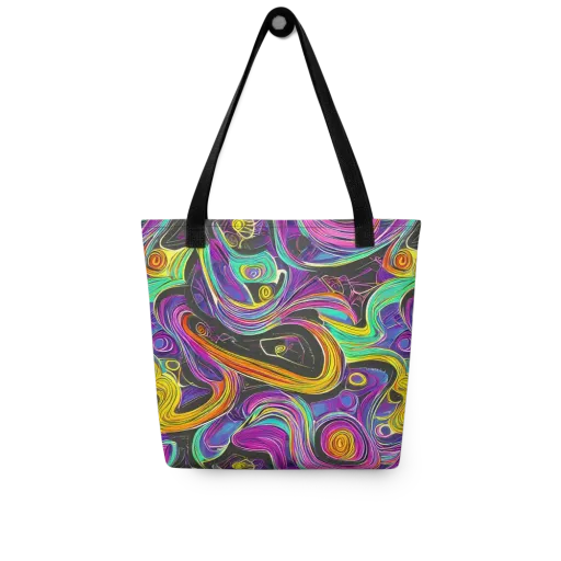 Sonic Spiral on a Tote Bag