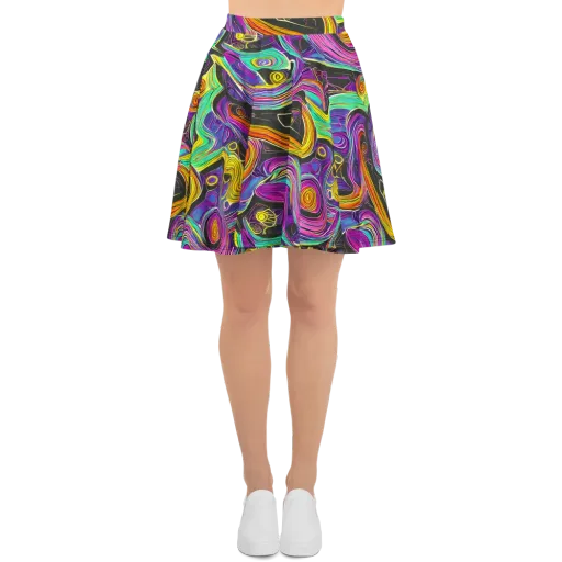 Sonic Spiral on a Skater Skirt