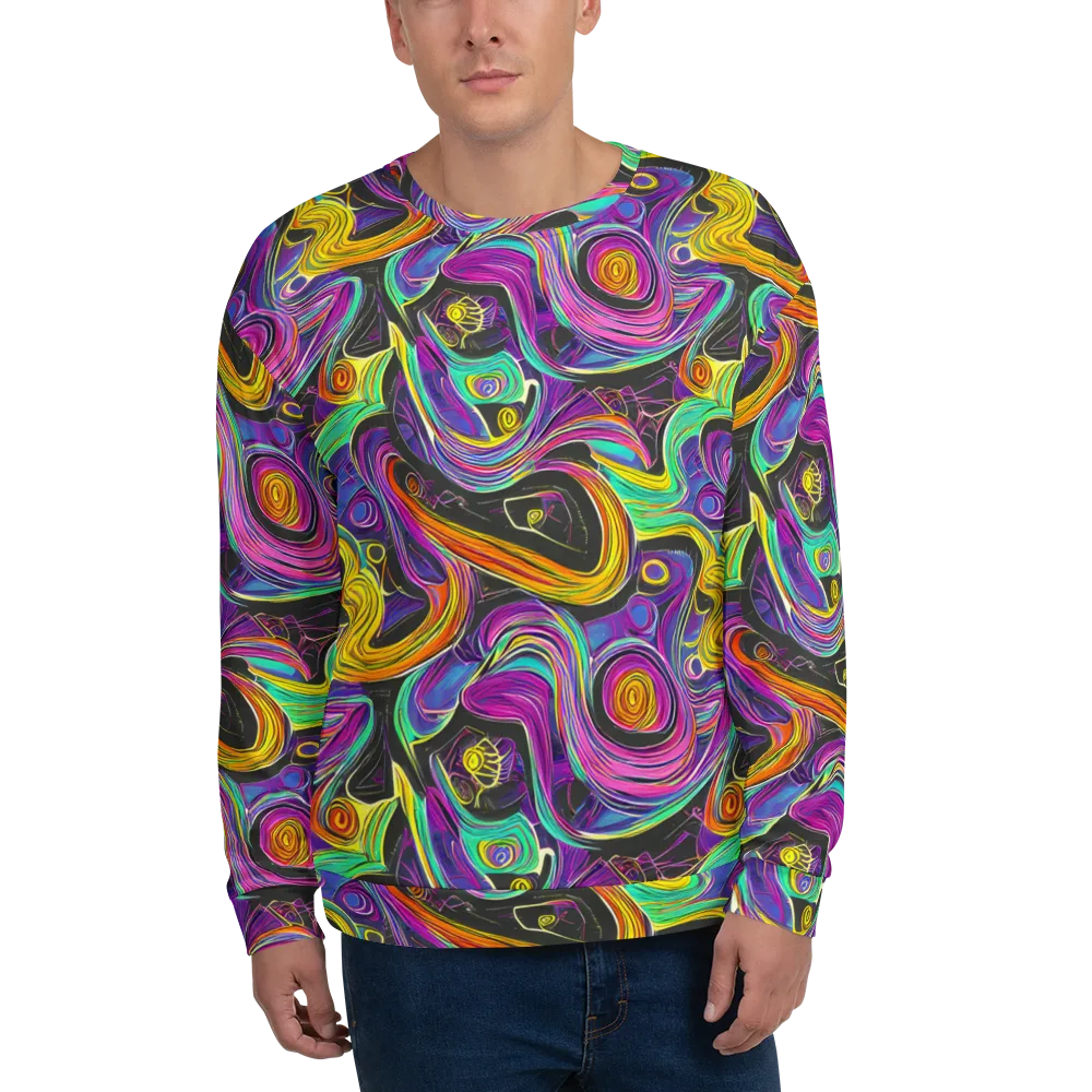 Sonic Spiral on Sweatshirt — Front