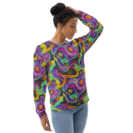 Sonic Spiral on a Sweatshirt
