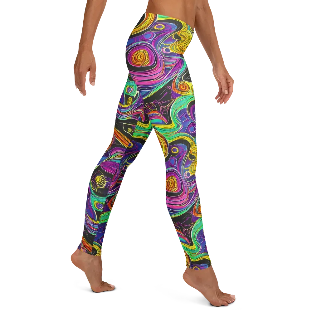 Sonic Spiral on Leggings — Right