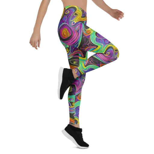 Sonic Spiral on a Leggings