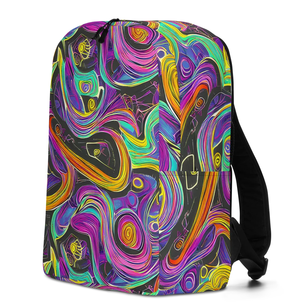 Sonic Spiral on Minimalist Backpack — Left