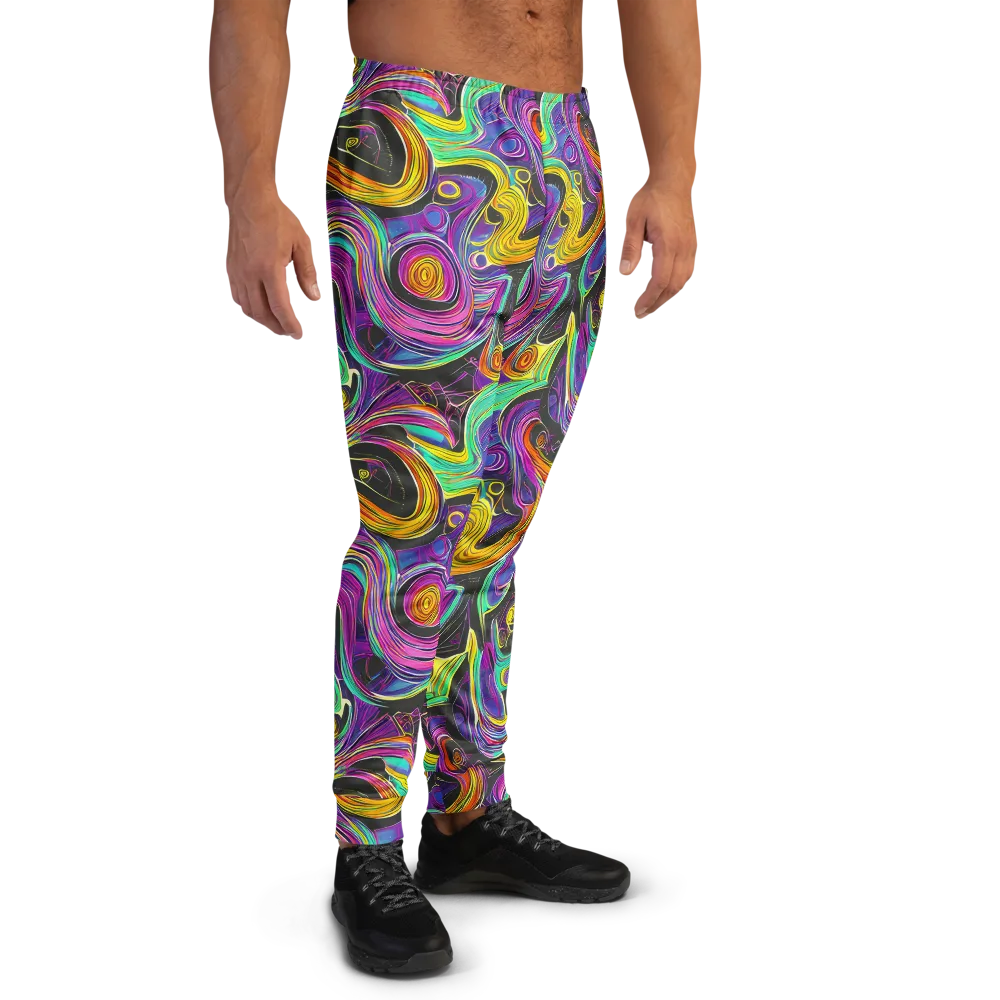 Sonic Spiral on Men's Joggers — Right