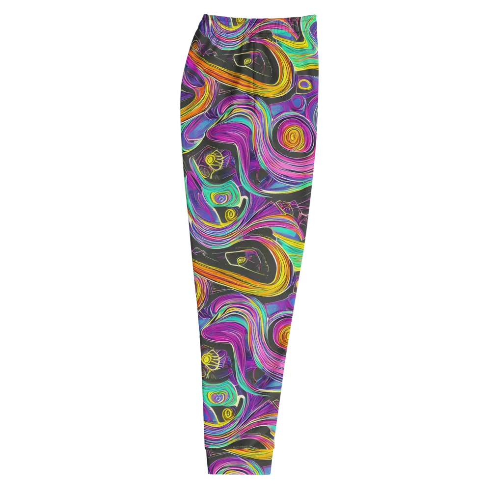 Sonic Spiral on Men's Joggers — Right