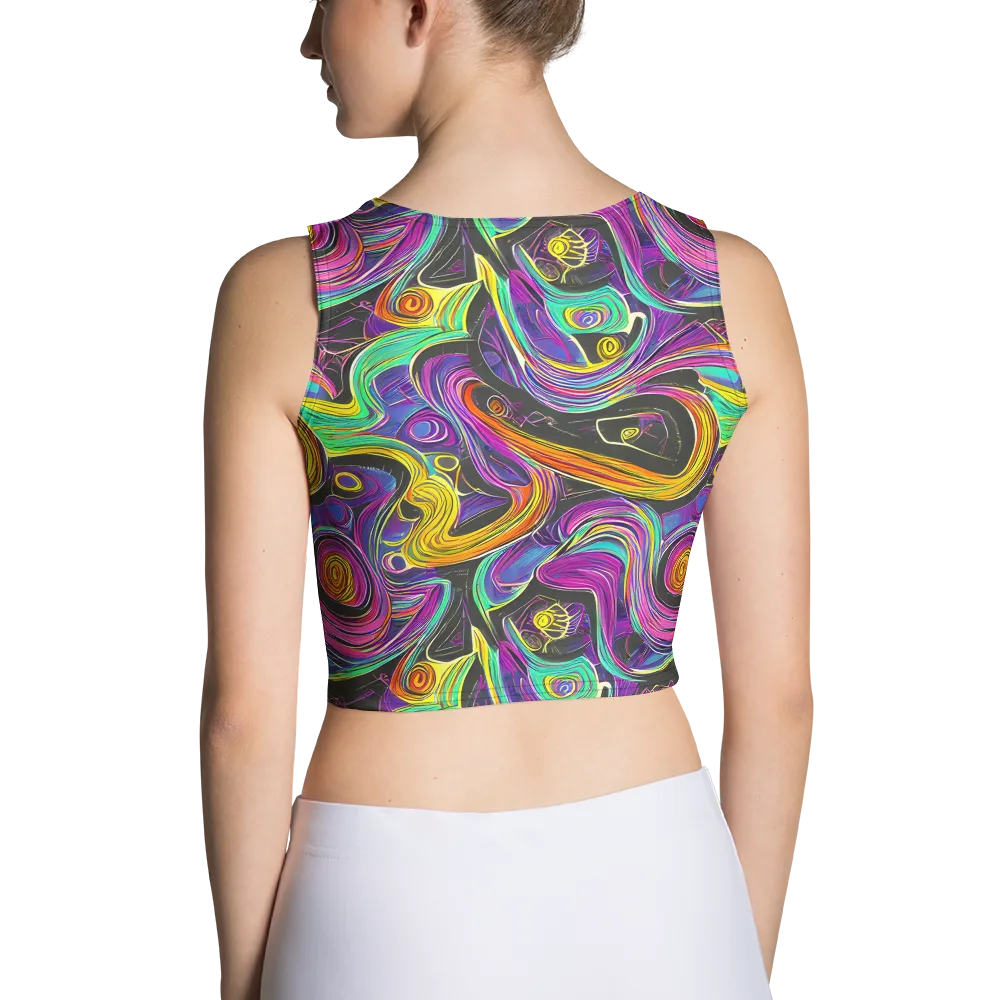 Sonic Spiral on Crop Top — Back
