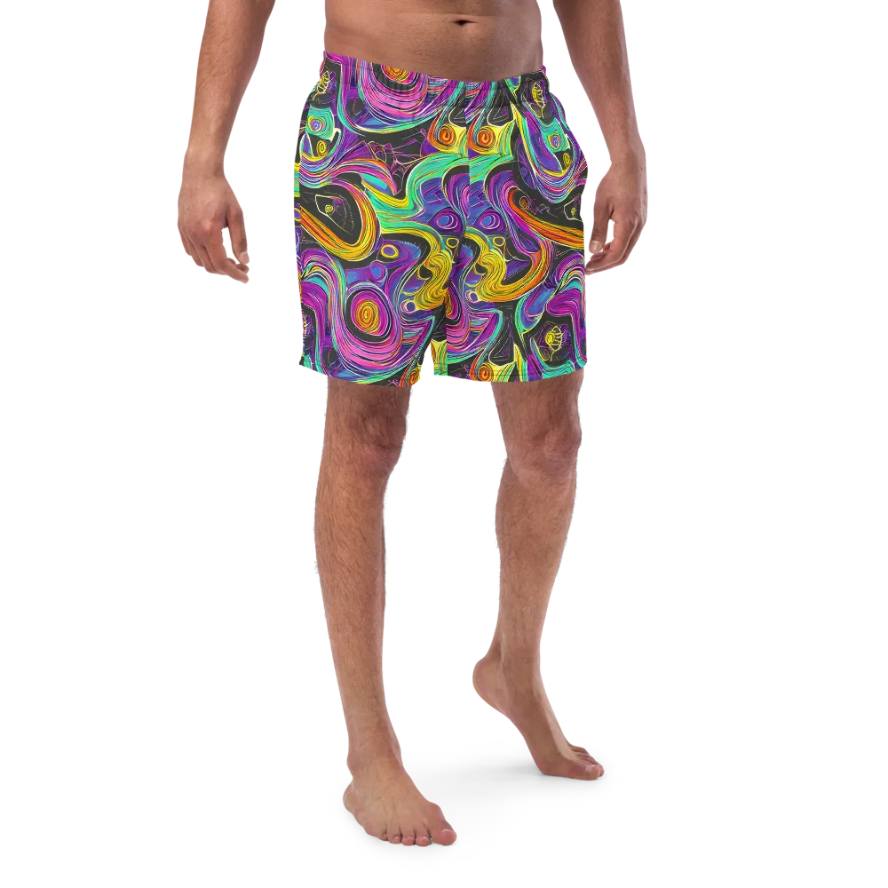 Sonic Spiral on Swim Trunks — Front