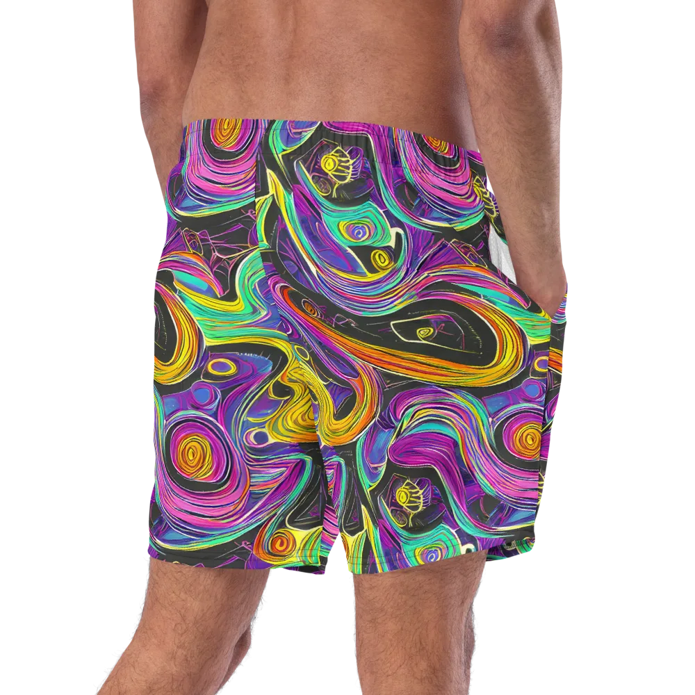 Sonic Spiral on Swim Trunks — Right Back