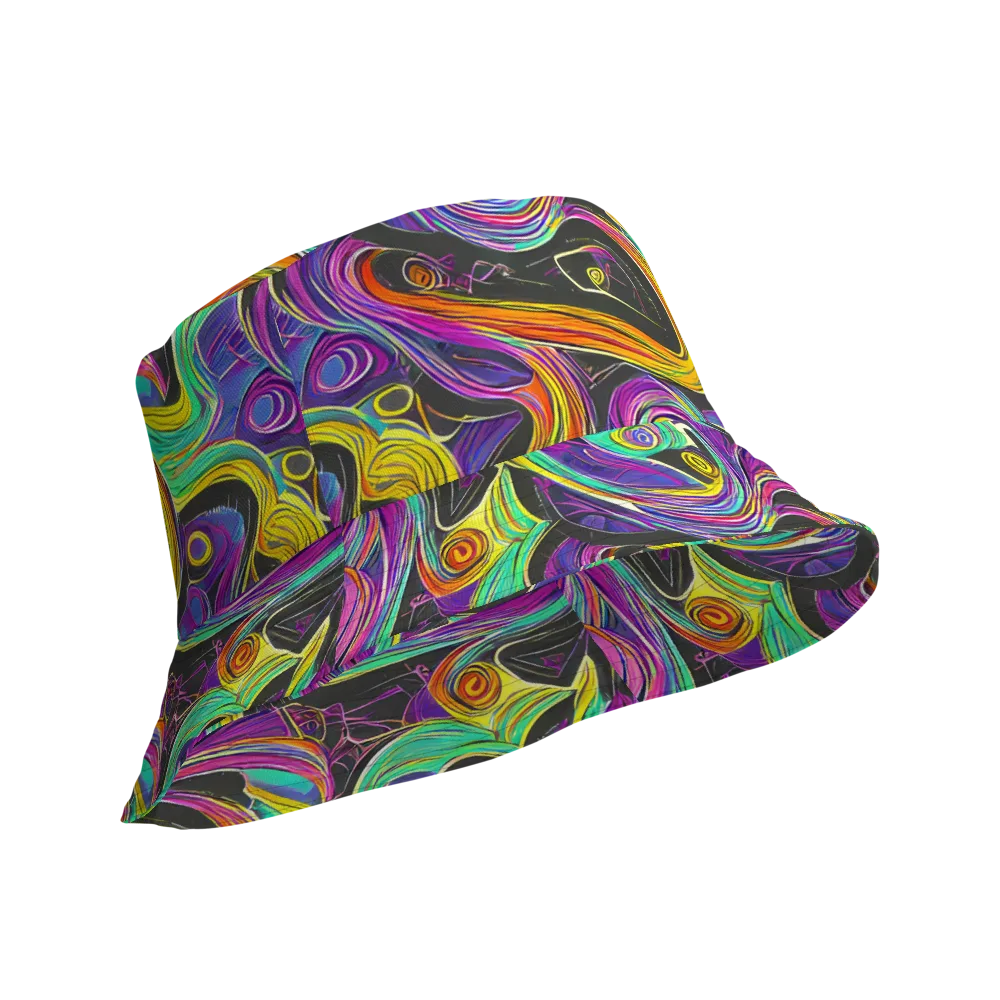 Sonic Spiral on Reversible Bucket Hat — Product details Outside