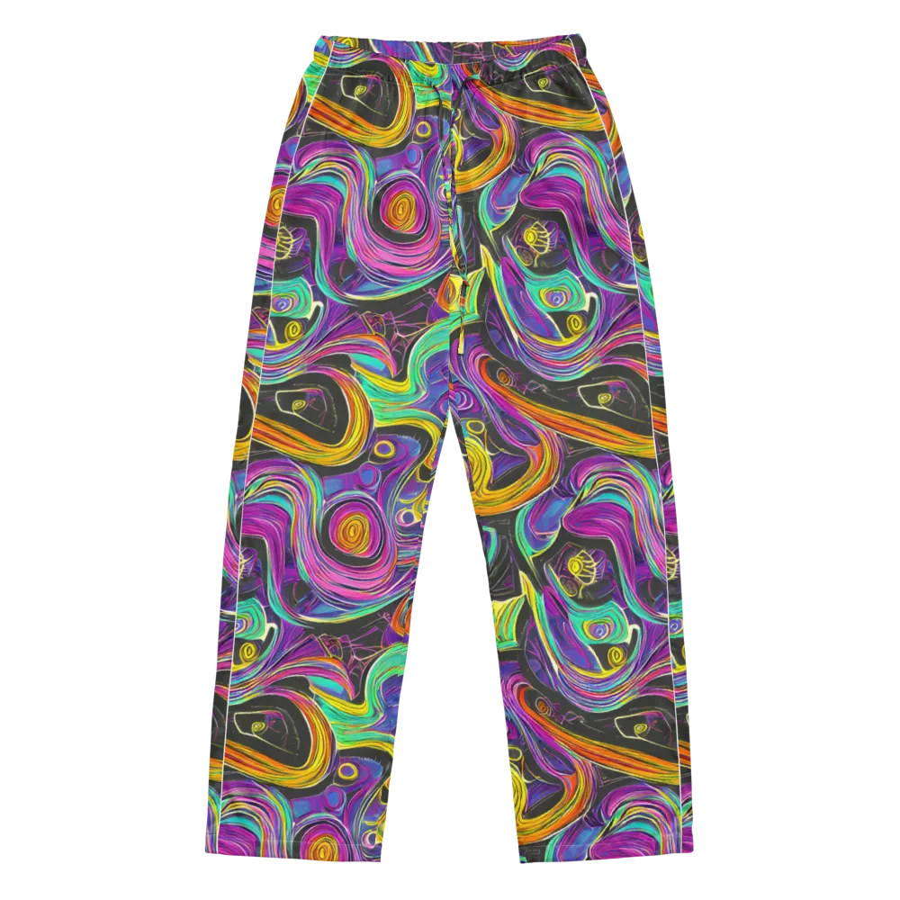 Sonic Spiral on Women's Pajama Pants — Front