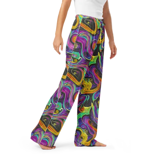 Sonic Spiral on a Women's Pajama Pants