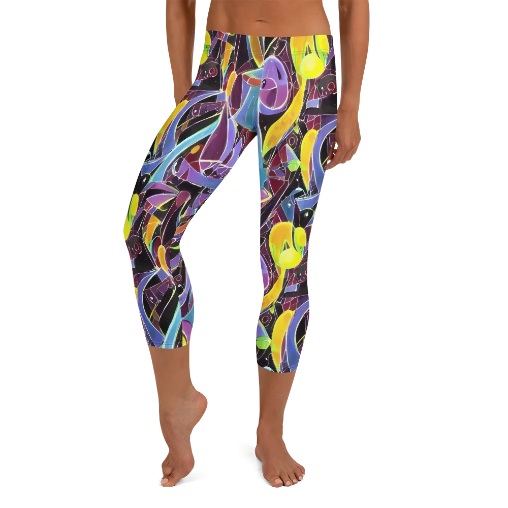 Spectrum Circuit on Capri Leggings — Front