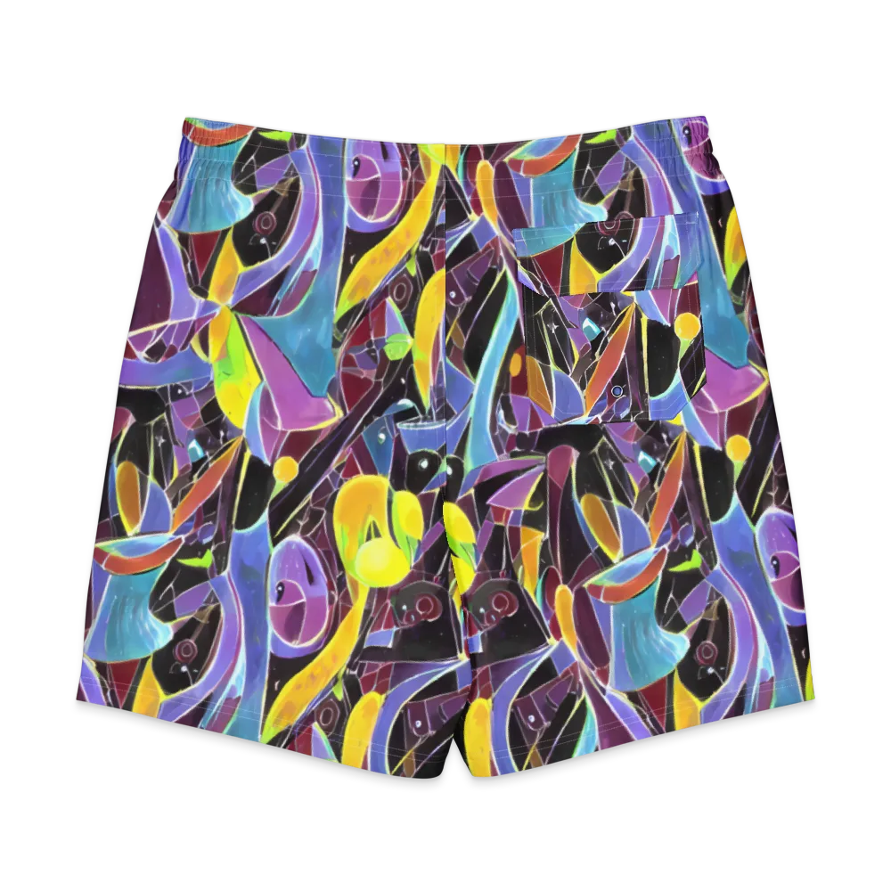 Spectrum Circuit on Men's Board Shorts — Back