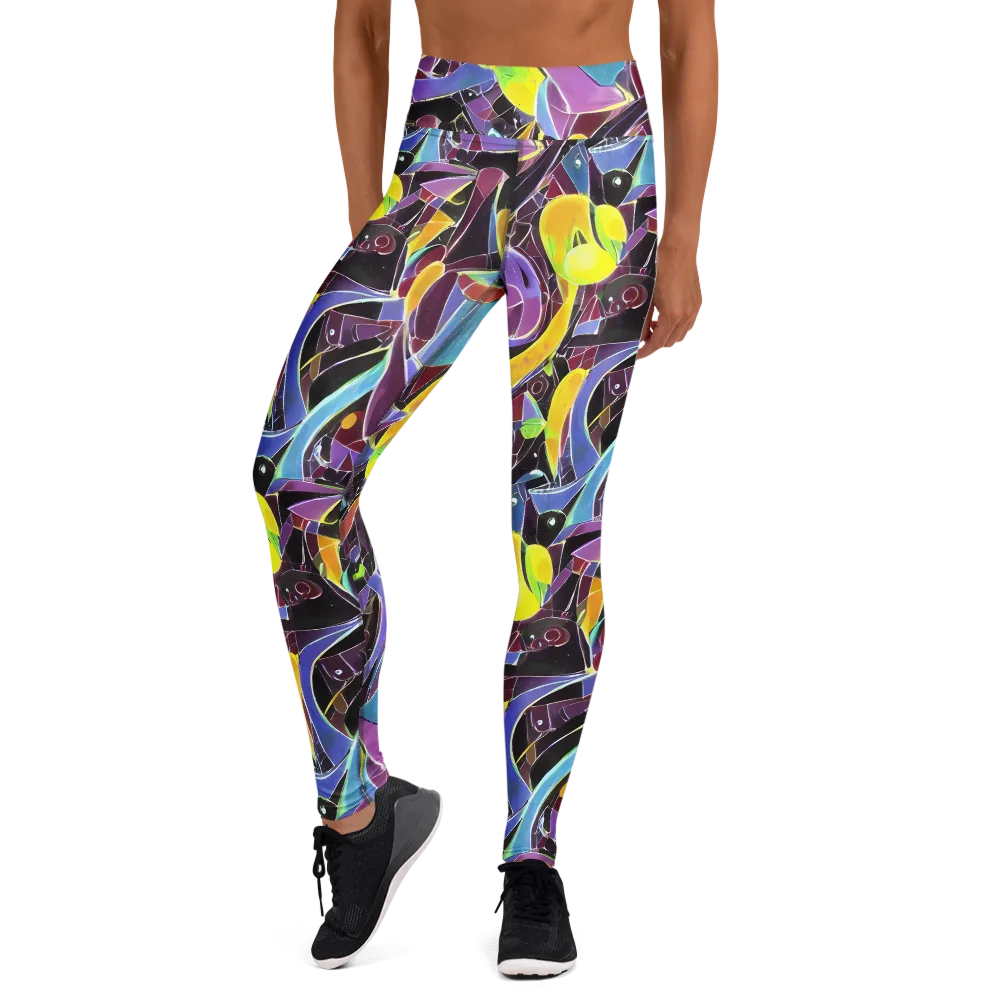 Spectrum Circuit on Yoga Leggings — Front