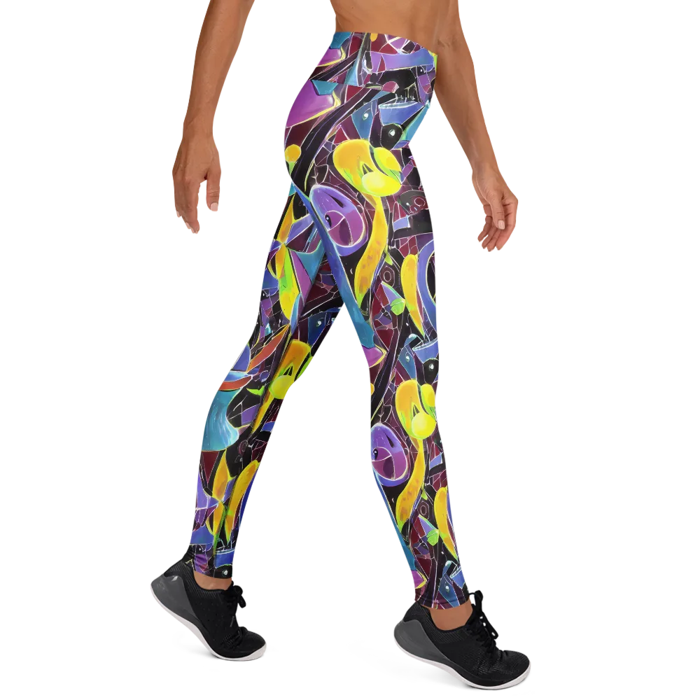 Spectrum Circuit on Yoga Leggings — Right