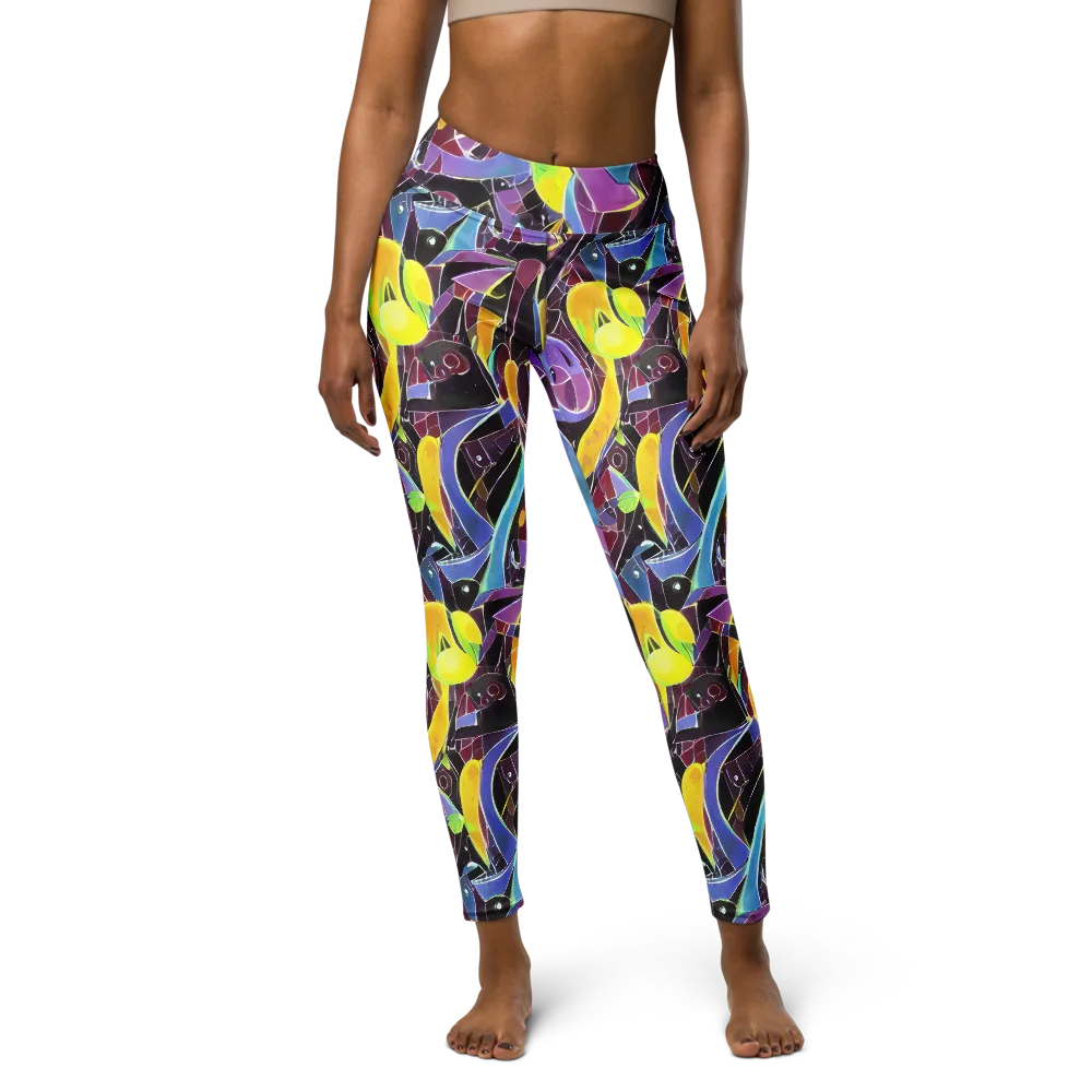 Spectrum Circuit on Yoga Leggings — Front