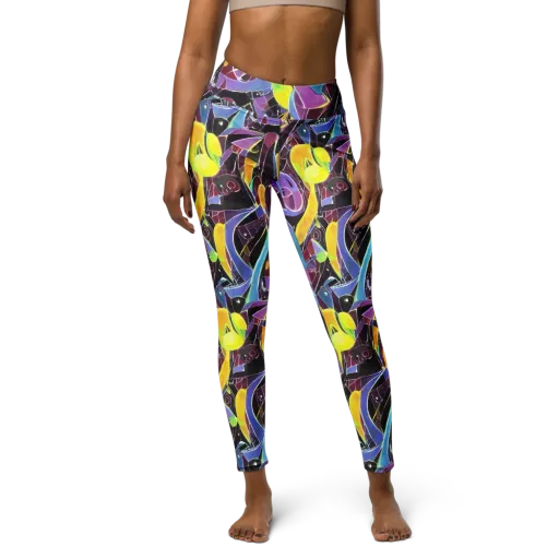 Spectrum Circuit on a Yoga Leggings