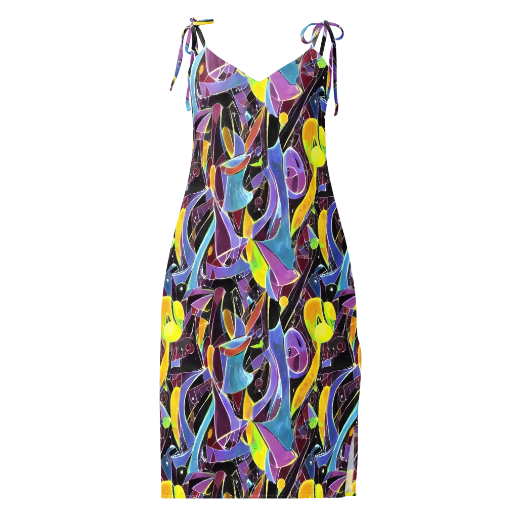 Spectrum Circuit on Slip Dress — Front