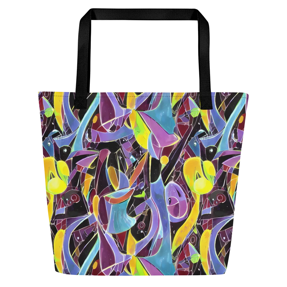 Spectrum Circuit on Large Tote Bag W/ Pocket — Front
