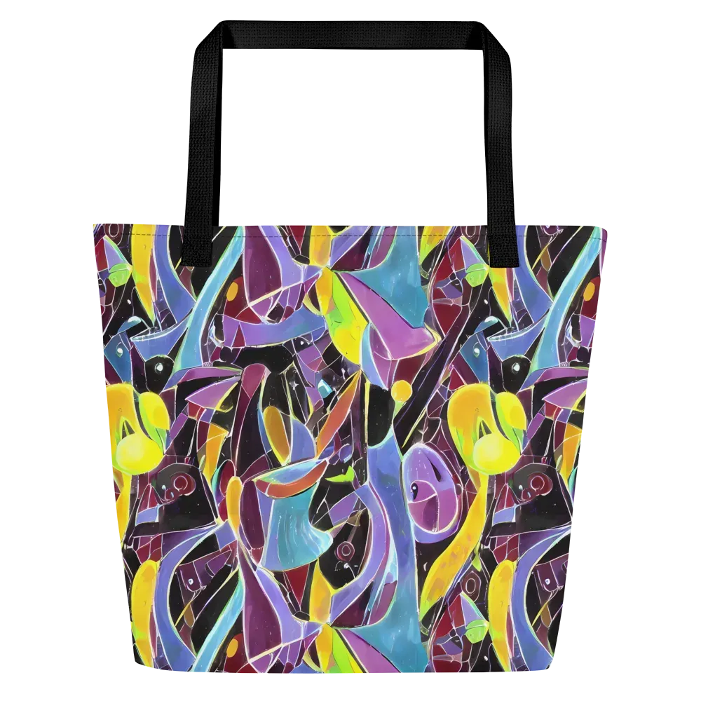 Spectrum Circuit on Large Tote Bag W/ Pocket — Front