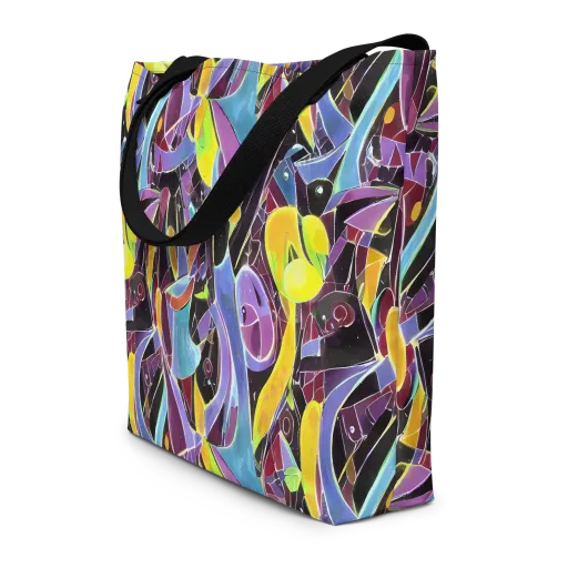 Spectrum Circuit on a Large Tote Bag W/ Pocket