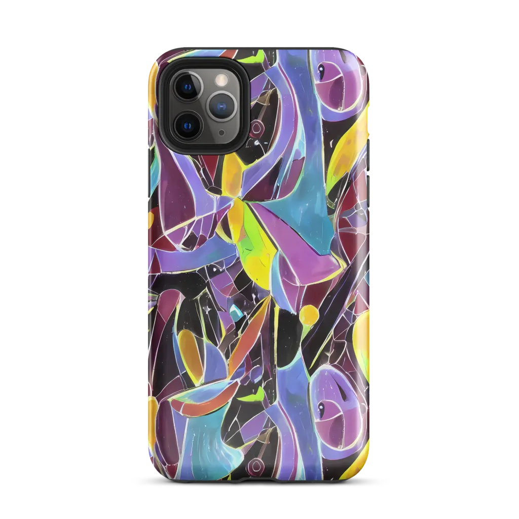 Spectrum Circuit on Tough Case for iPhone® — Front