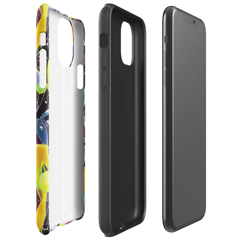 Spectrum Circuit on Tough Case for iPhone® — Right