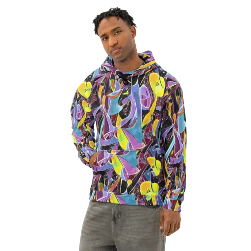 Spectrum Circuit on a Cotton Hoodie