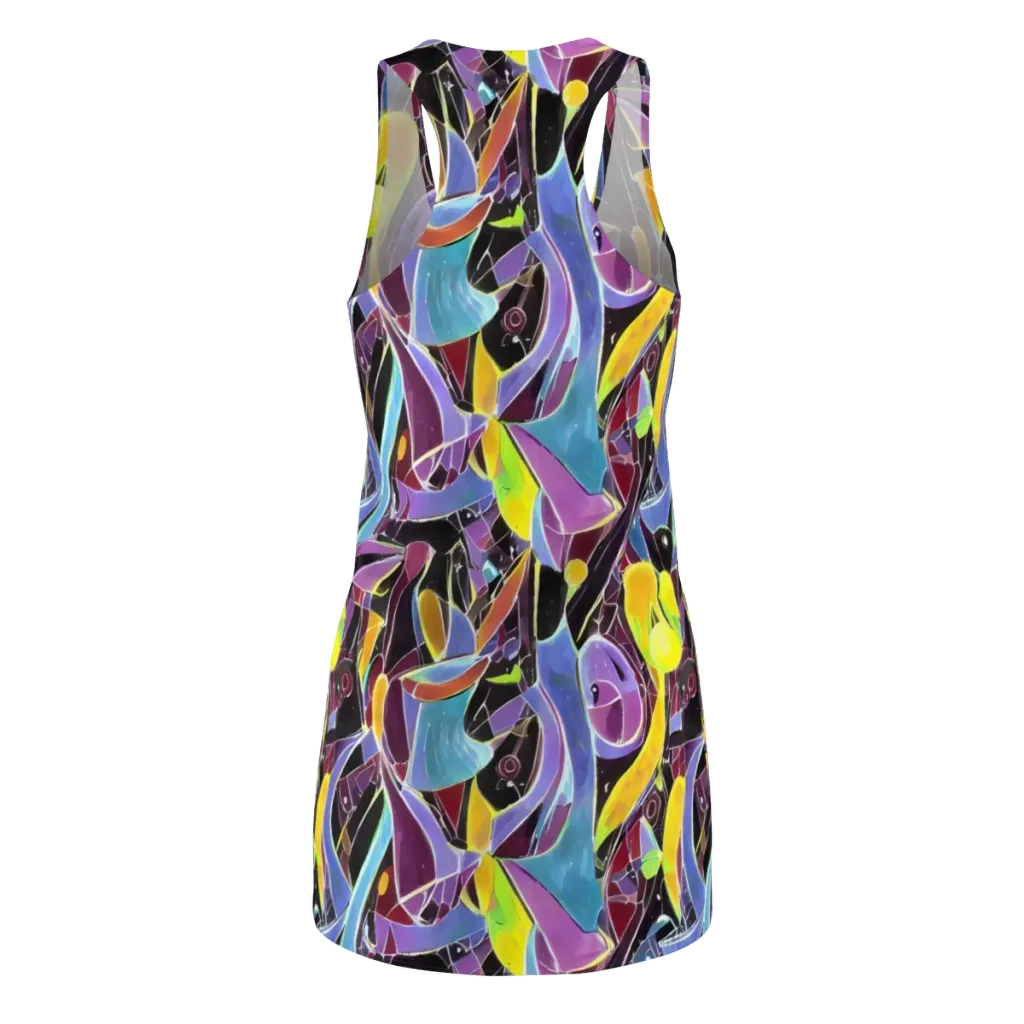 Spectrum Circuit on Racerback Dress — Back