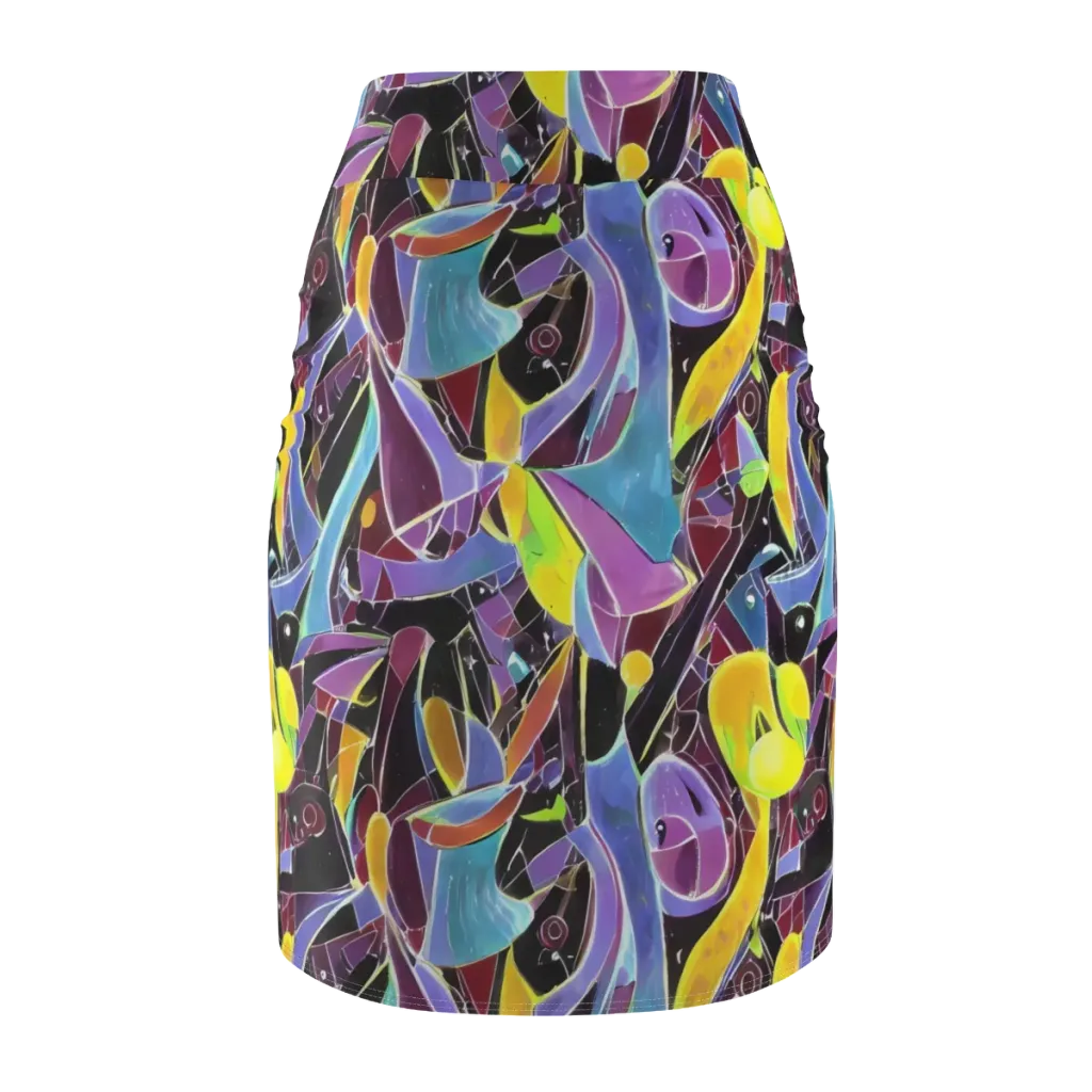 Spectrum Circuit on Pencil Skirt — Back