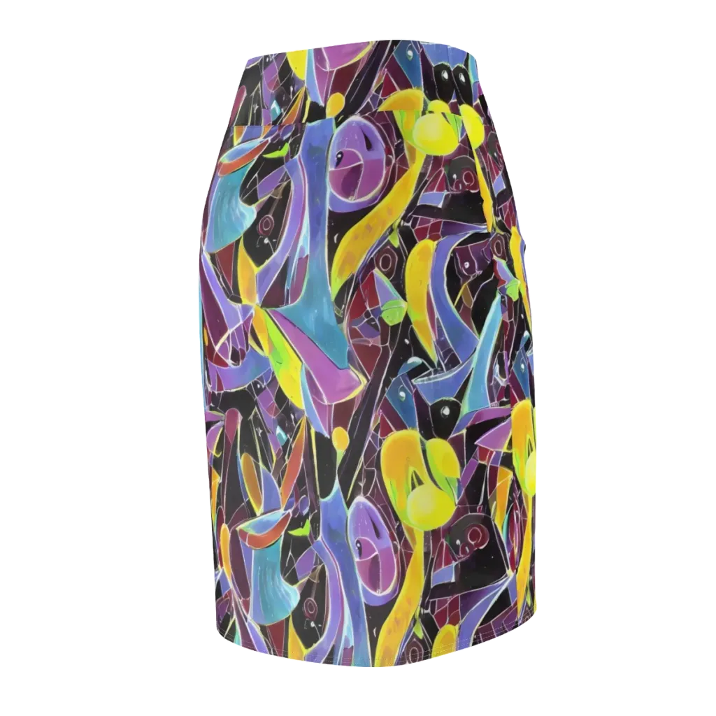 Spectrum Circuit on Pencil Skirt — Back Side