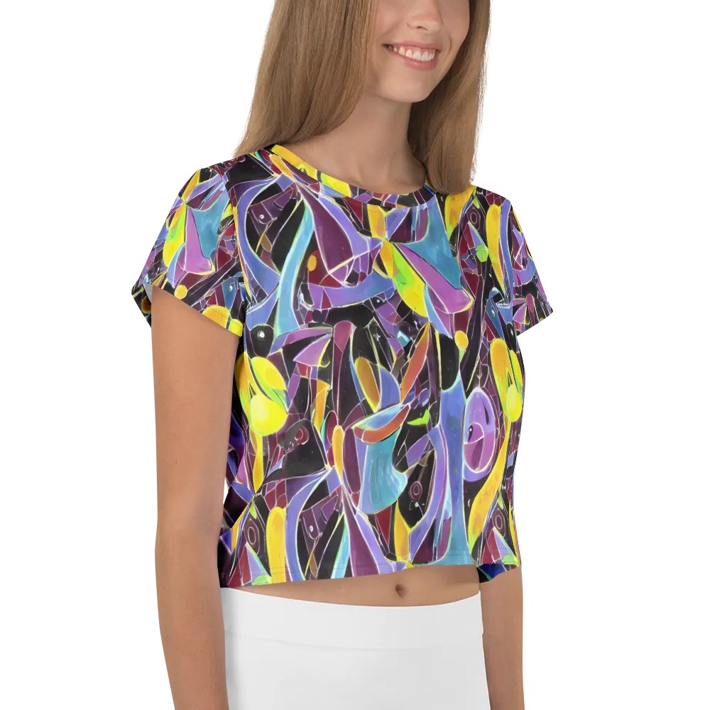 Spectrum Circuit on Crop Tee — Right