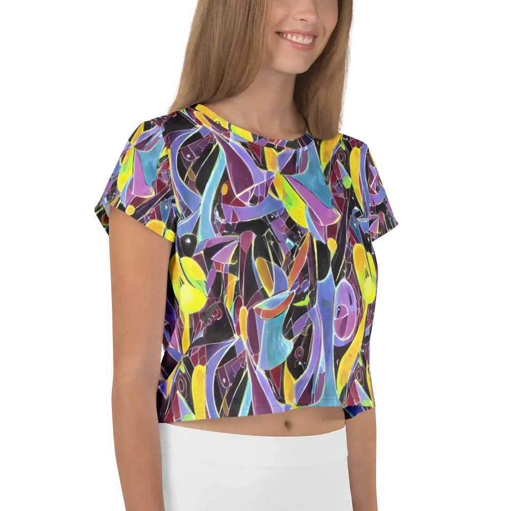 Spectrum Circuit on Crop Tee — Right