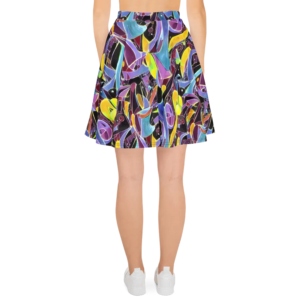 Spectrum Circuit on Skater Skirt — Back