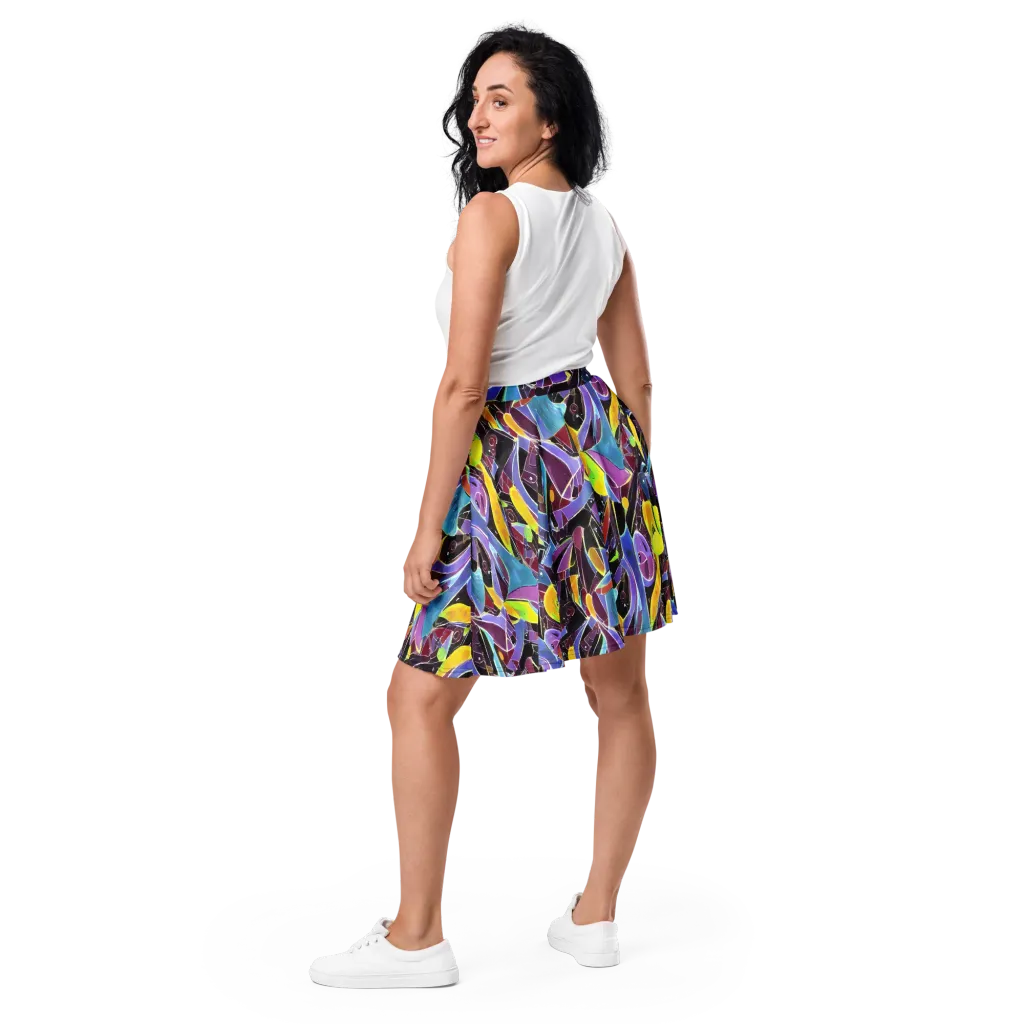 Spectrum Circuit on Skater Skirt — Back
