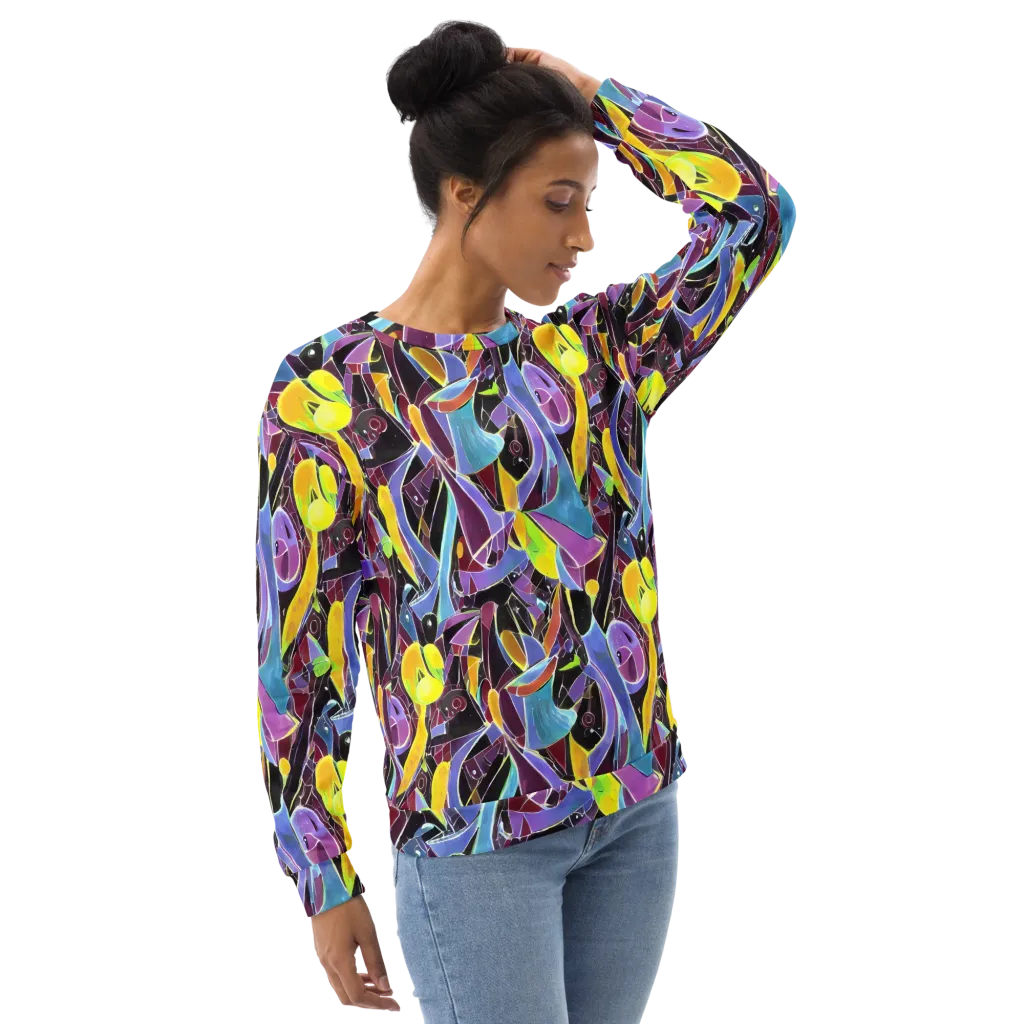 Spectrum Circuit on Sweatshirt — Right Front