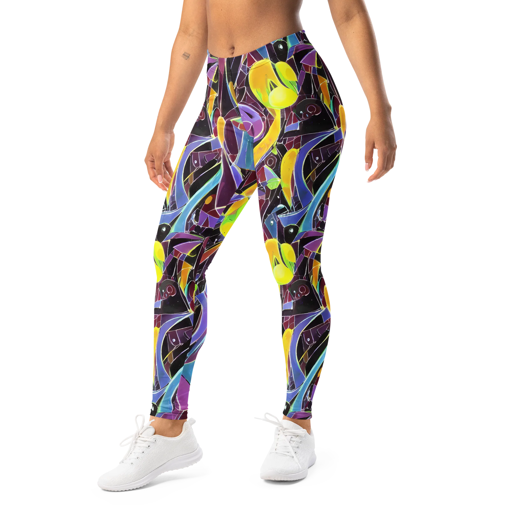 Spectrum Circuit on Leggings — Left Front