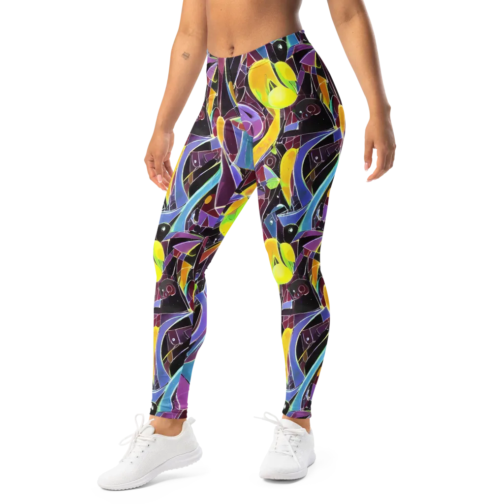Spectrum Circuit on Leggings — Left Front