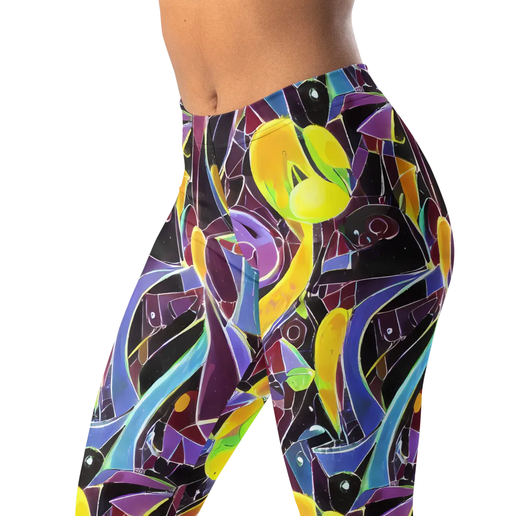 Spectrum Circuit on Leggings — Left Front