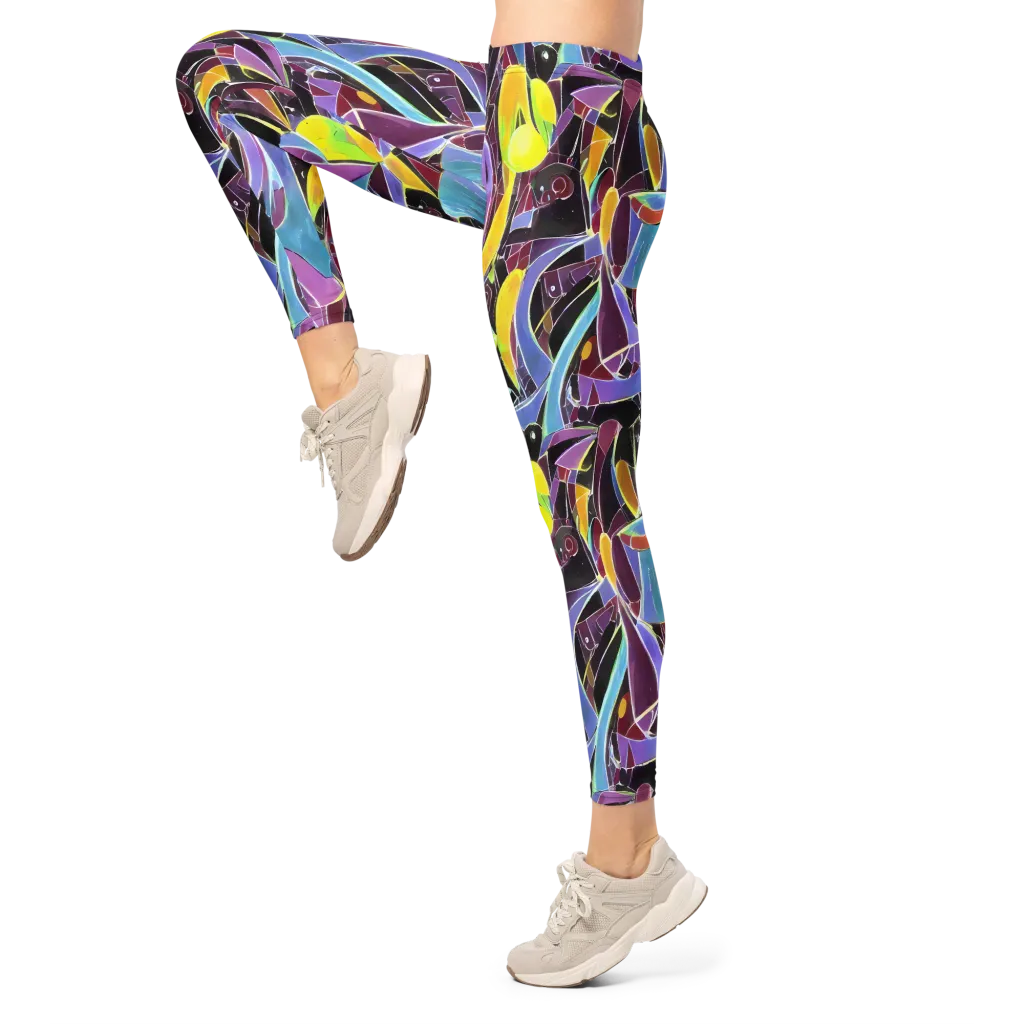 Spectrum Circuit on Leggings — Left