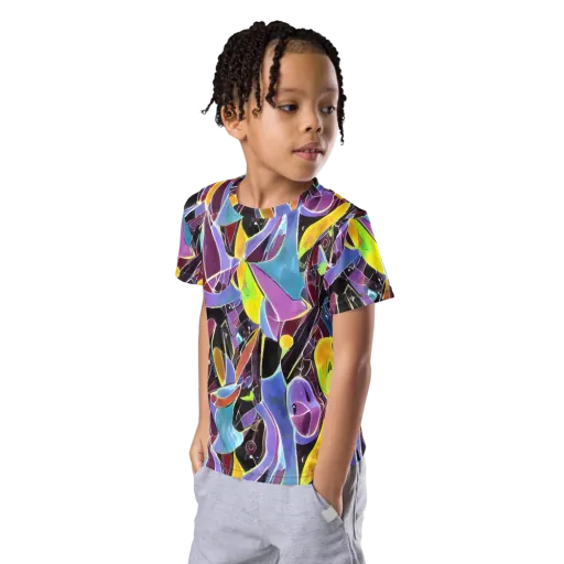 Spectrum Circuit on a Kids Crew Neck T-Shirt