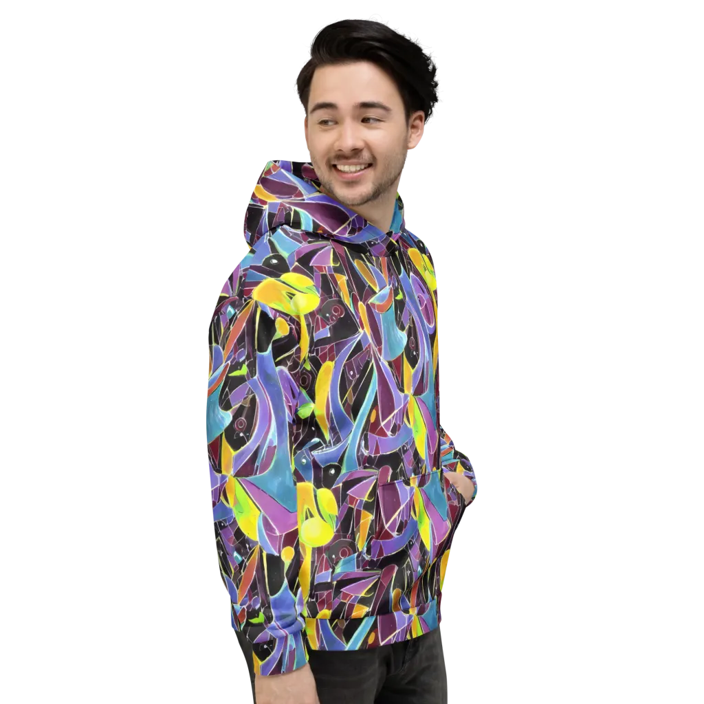 Spectrum Circuit on Hoodie — Right
