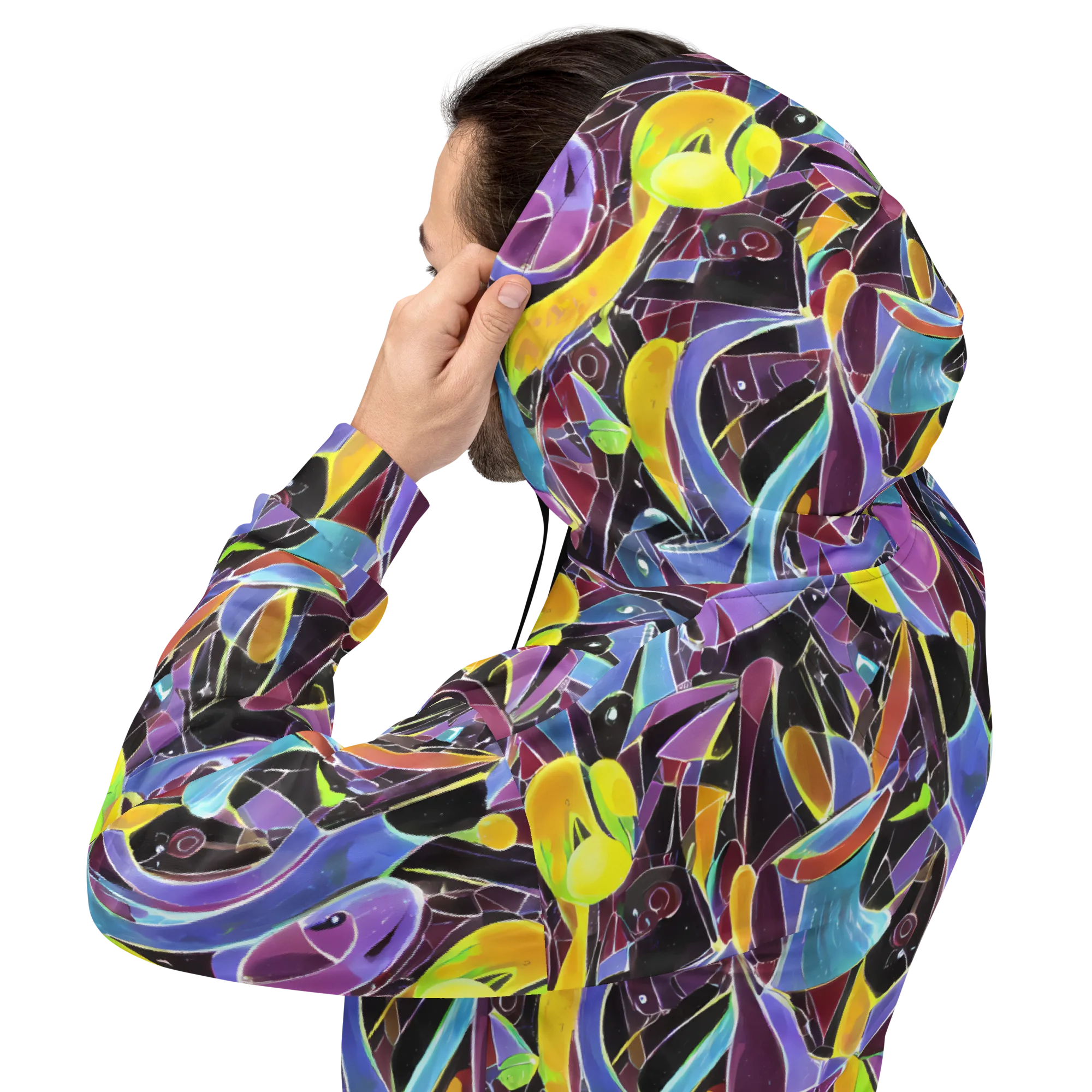 Spectrum Circuit on Hoodie — Back