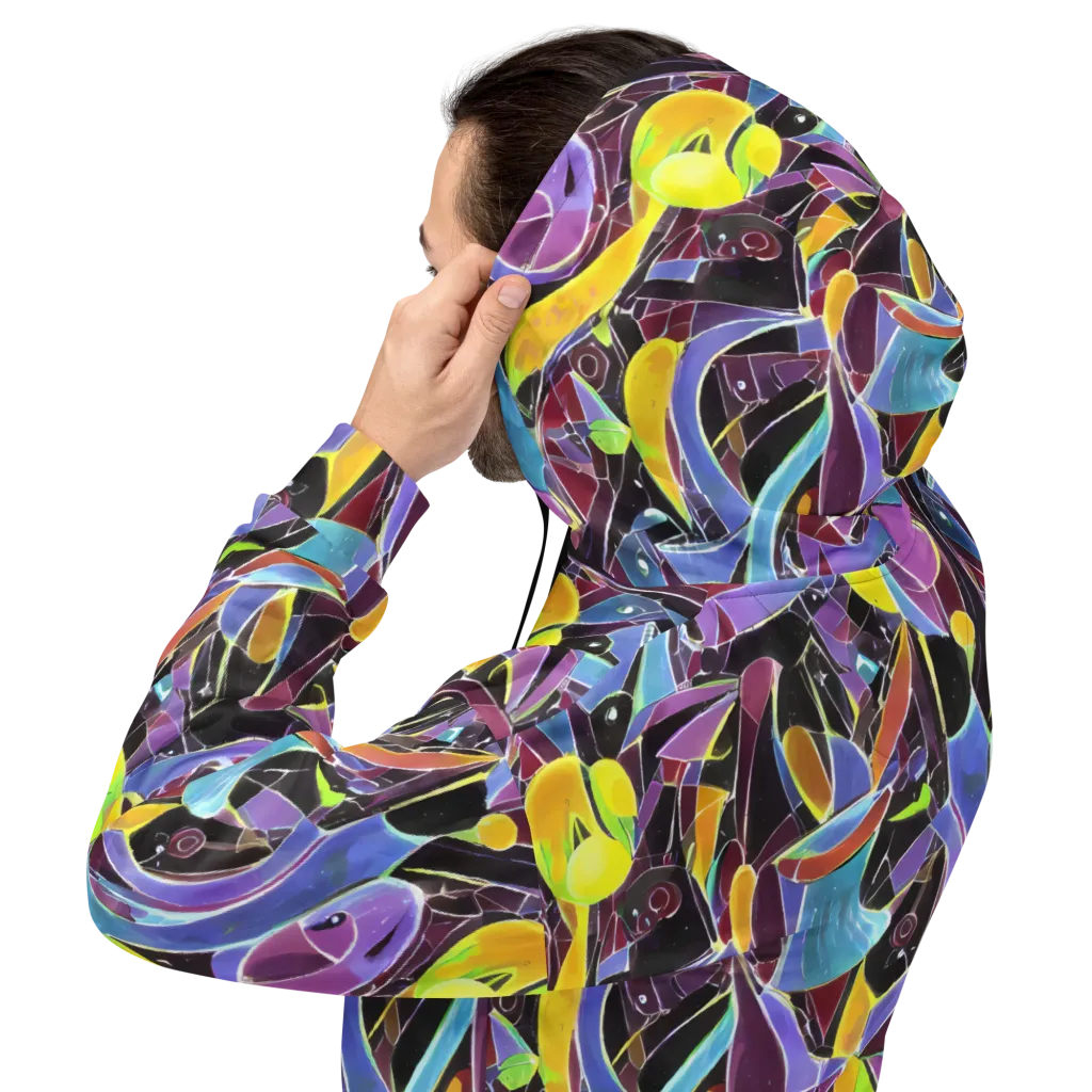 Spectrum Circuit on Hoodie — Back