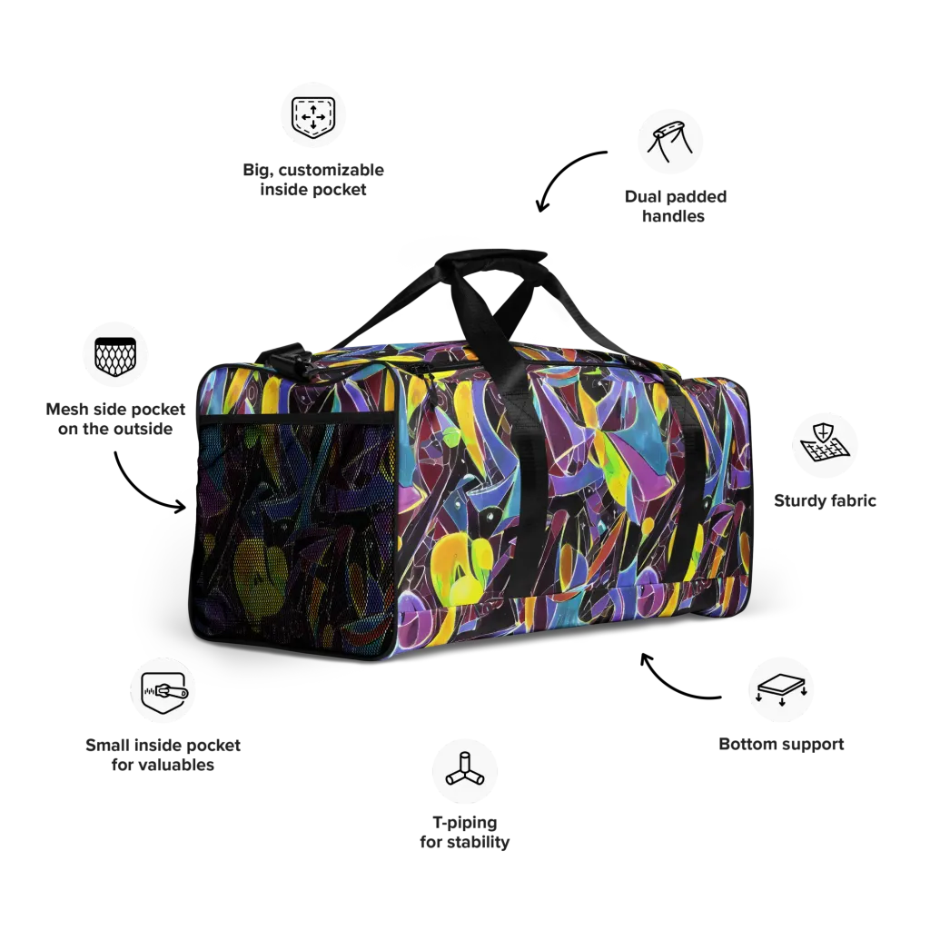 Spectrum Circuit on Duffle Bag — Right Front