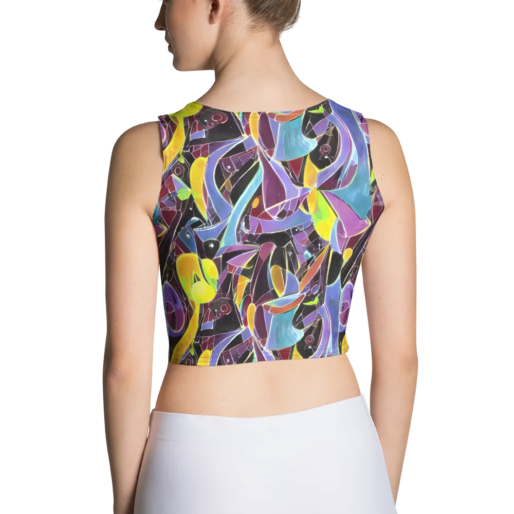 Spectrum Circuit on Crop Top — Back