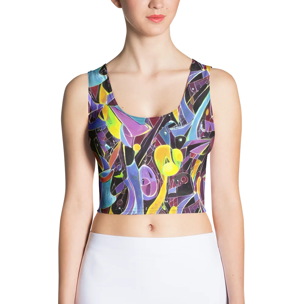 Spectrum Circuit on Crop Top — Front