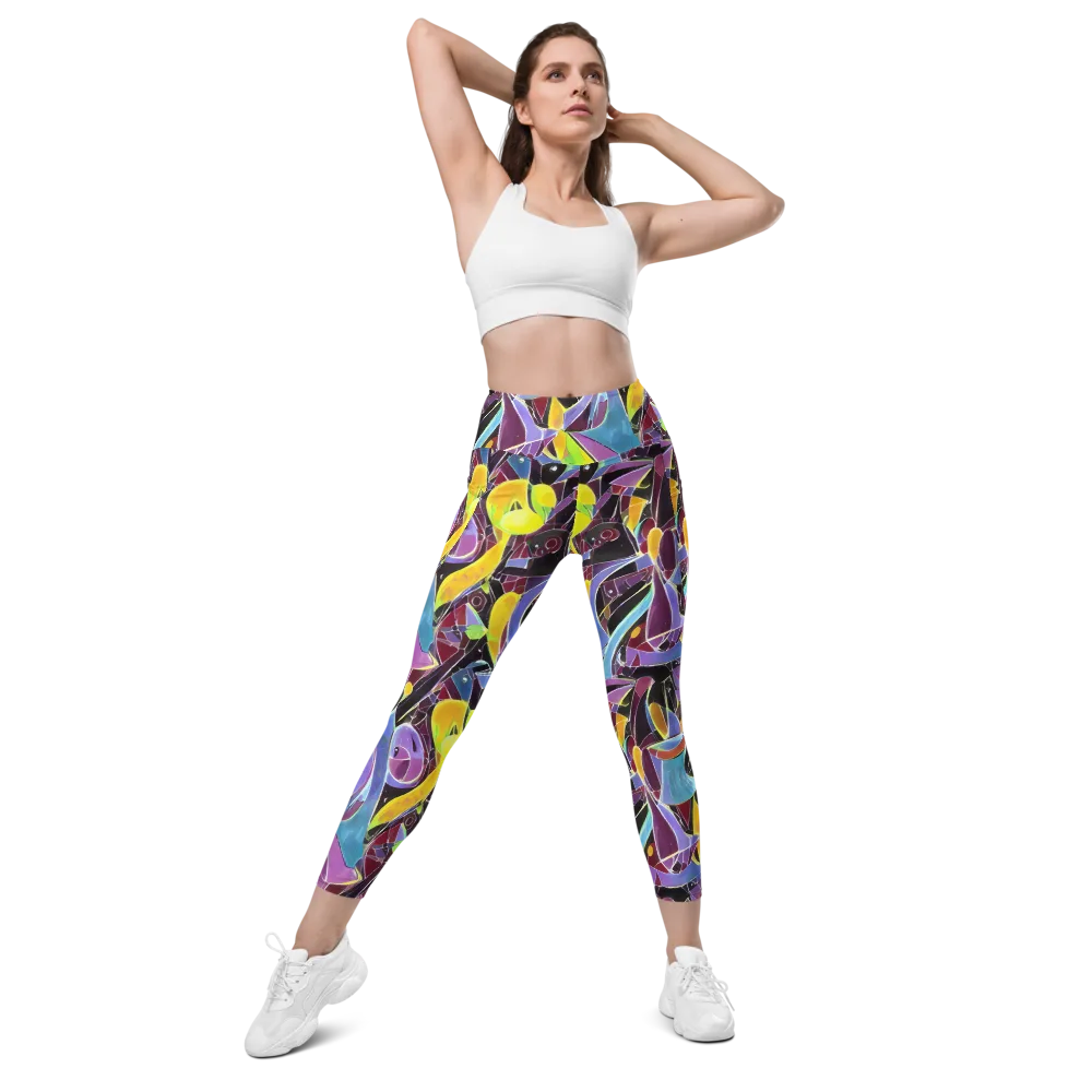 Spectrum Circuit on Leggings with Pockets — Front