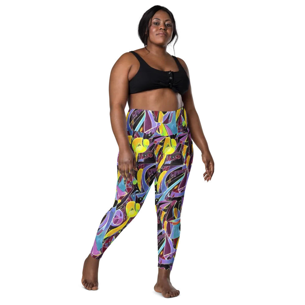 Spectrum Circuit on Leggings with Pockets — Front
