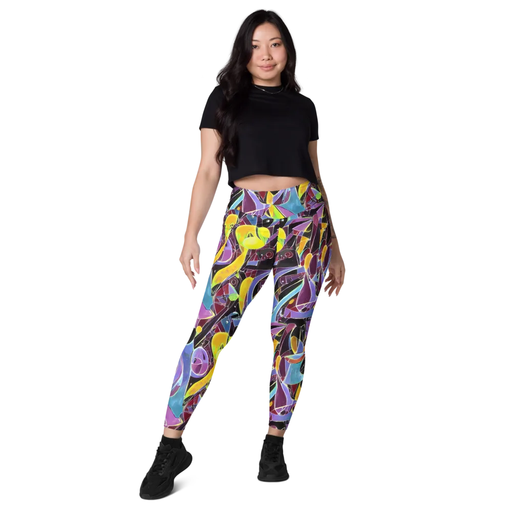 Spectrum Circuit on Leggings with Pockets — Front